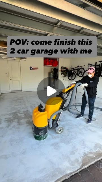 Two-car garage upgraded to a clean, durable showroom finish — Epoxy City LLC South Florida